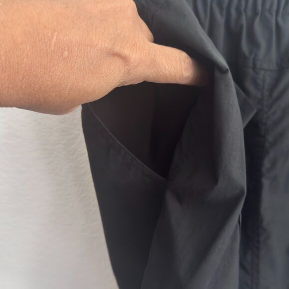 Rails Samara Black Paperbag Waist Shorts Size M – Cotton Tencel Blend Chic - Picture 3 of 8